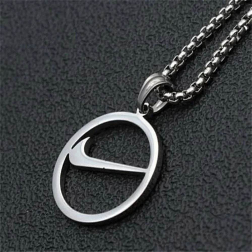 NEW Nike SILVER NECKLACE PLATED METAL 20